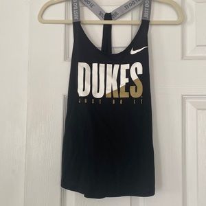 Womens XS JMU/DUKES Nike brand tank top